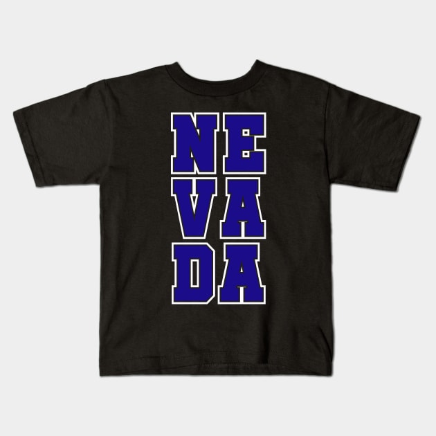 Nevada. Kids T-Shirt by VellArt